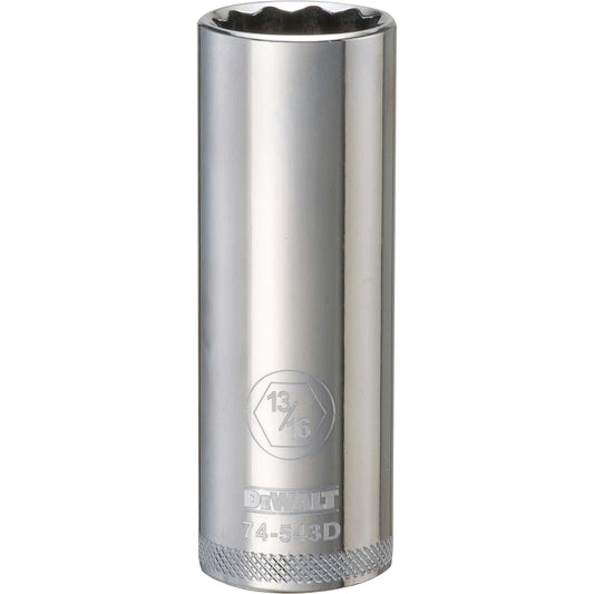 DeWalt DWMT74543OSP Mechanics 12 Point 1/2" Drive Deep Socket 13/16" SAE
