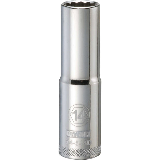 DeWalt DWMT74544OSP Mechanics 12 Point 1/2" Drive Deep Socket 14 MM