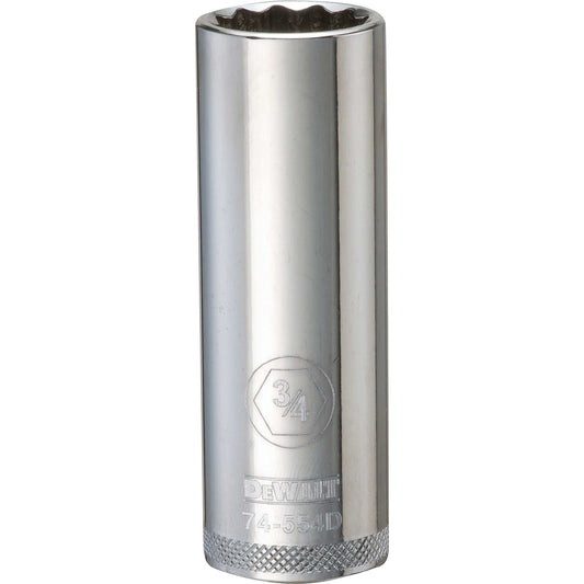 DeWalt DWMT74554OSP Mechanics 12 Point 1/2" Drive Deep Socket 3/4" SAE