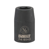 DeWalt DWMT74654OSP Mechanics 6 Point 1/2" Drive Impact Socket 1/2"