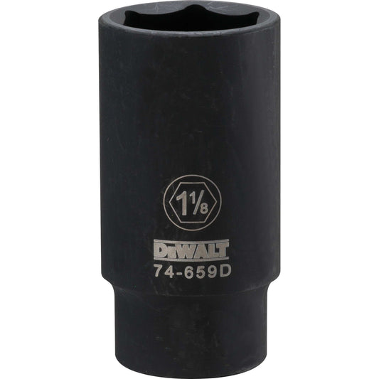 DeWalt DWMT74659OSP Mechanics 6 Point 1/2" Drive Deep Impact Socket 1-1/8"