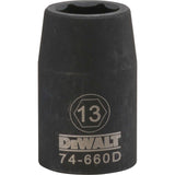 DeWalt DWMT74660OSP Mechanics 6 Point 1/2" Drive Impact Socket 13 MM