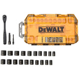 DEWALT DWMT74738 23 Piece 3/8 in. Drive Impact Socket Set