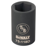 DeWalt DWMT75118OSP Mechanics 6 Point 1/2" Drive Impact Socket 5/8" SAE