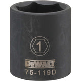 DeWalt DWMT75119OSP Mechanics 6 Point 1/2" Drive Impact Socket 1" SAE