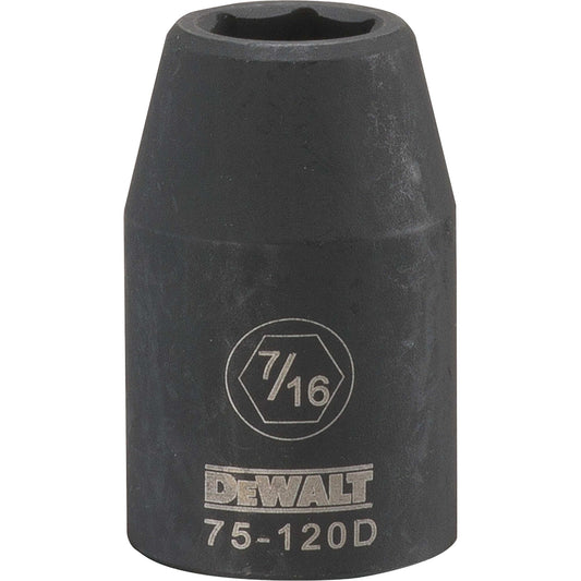 DeWalt DWMT75120OSP Mechanics 6 Point 1/2" Drive Impact Socket 7/16" SAE