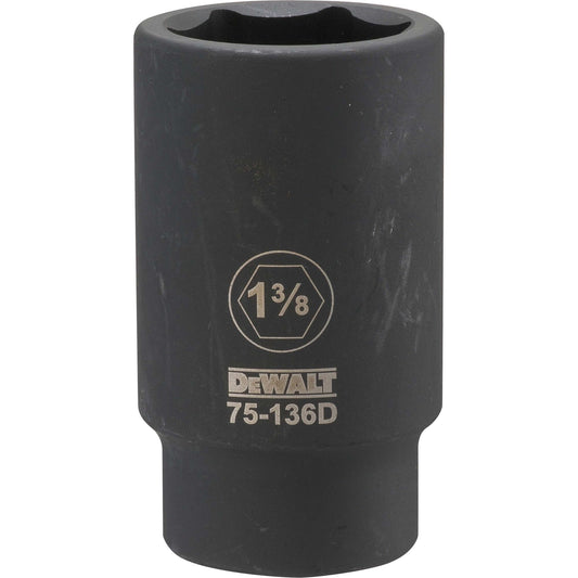 DeWalt DWMT75136OSP Mechanics 3/4" Drive Deep Impact Socket 1-3/8" SAE