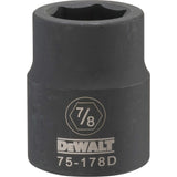 DeWalt DWMT75178OSP Mechanics 3/4" Drive Impact Socket 7/8" SAE Socket