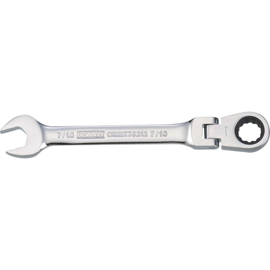 DeWalt DWMT75212OSP Mechanics Flat Head Ratcheting Combination Wrench 7/16"