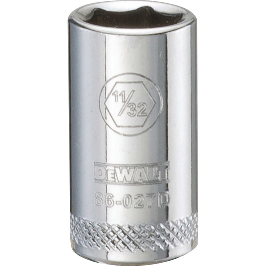 DeWalt DWMT86027OSP Mechanics 6 Point 1/4" Drive Socket 11/32"