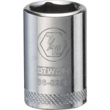 DeWalt DWMT86029OSP Mechanics 6 Point 1/4" Drive Socket 7/16"