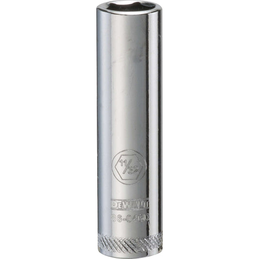 DeWalt DWMT86046OSP Mechanics 6 Point 1/4" Drive Deep Socket 11/32"
