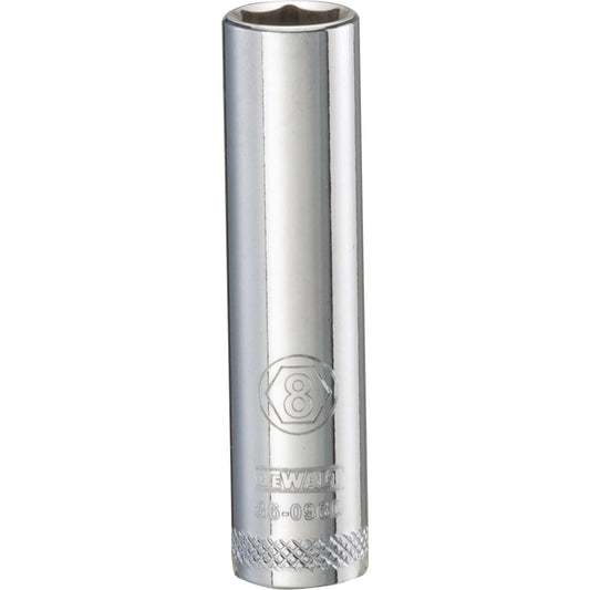 DeWalt DWMT86096OSP Mechanics 6 Point 1/4" Drive Deep Socket 8 MM