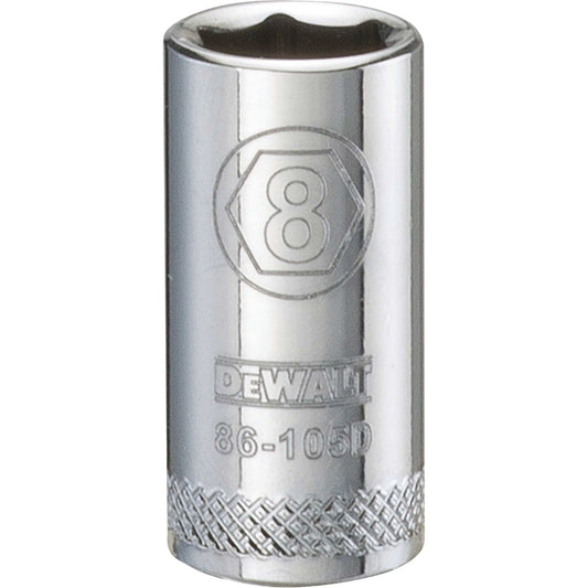 DeWalt DWMT86105OSP Mechanics 6 Point 1/4" Drive Socket 8 MM