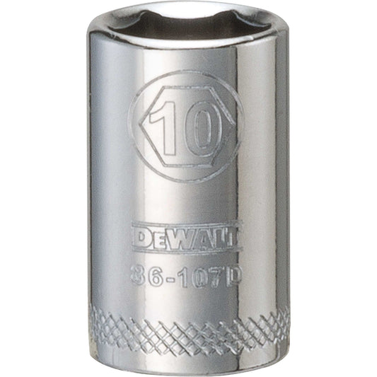 DeWalt DWMT86107OSP Mechanics 6 Point 1/4" Drive Socket 10 MM