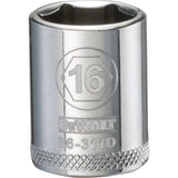DeWalt DWMT86311OSP Mechanics 6 Point 3/8" Drive Socket 16 MM