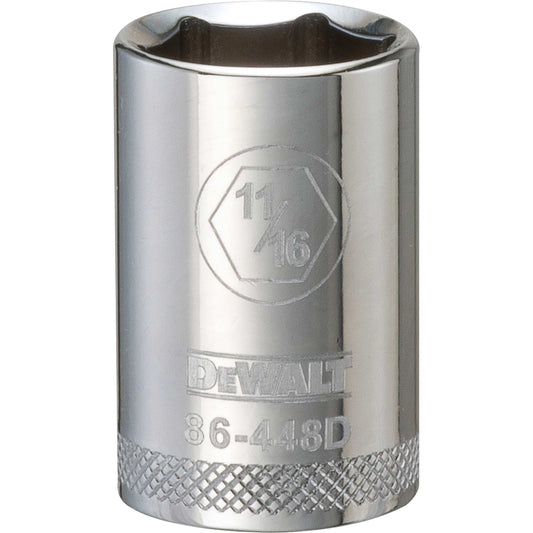 DeWalt DWMT86448OSP Mechanics 6 Point 1/2" Drive Socket 11/16"