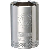 DeWalt DWMT86448OSP Mechanics 6 Point 1/2" Drive Socket 11/16"