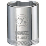 DeWalt DWMT86453OSP Mechanics 6 Point 1/2" Drive Socket 15/16"