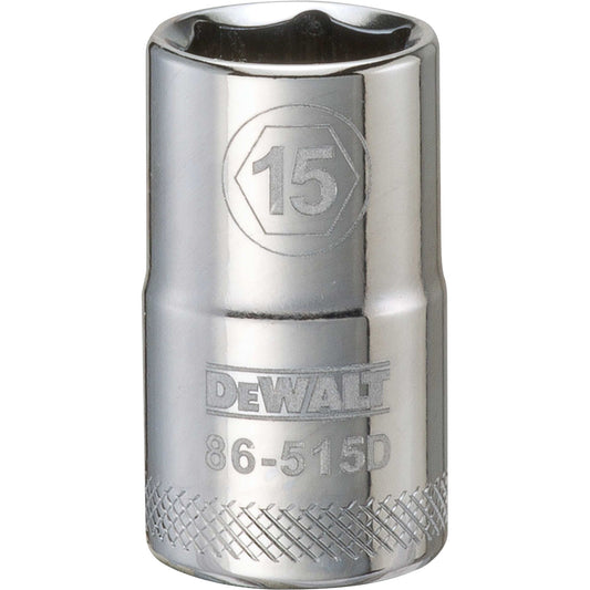 DeWalt DWMT86515OSP Mechanics 6 Point 1/2" Drive Socket 15 MM