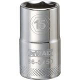 DeWalt DWMT86515OSP Mechanics 6 Point 1/2" Drive Socket 15 MM