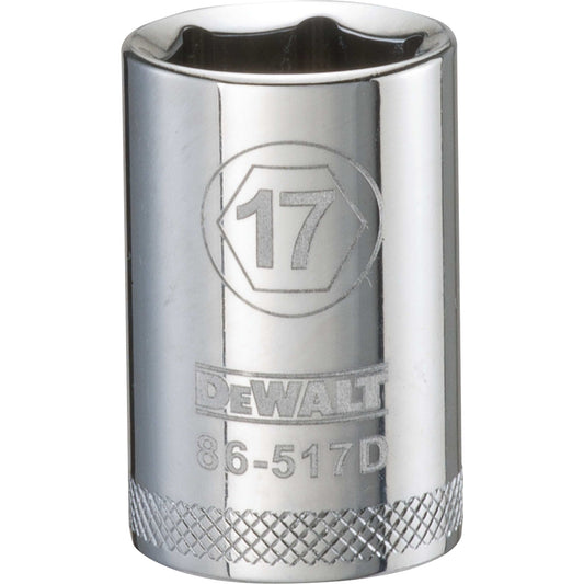 DeWalt DWMT86517OSP Mechanics 6 Point 1/2" Drive Socket 17 MM