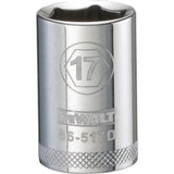 DeWalt DWMT86517OSP Mechanics 6 Point 1/2" Drive Socket 17 MM