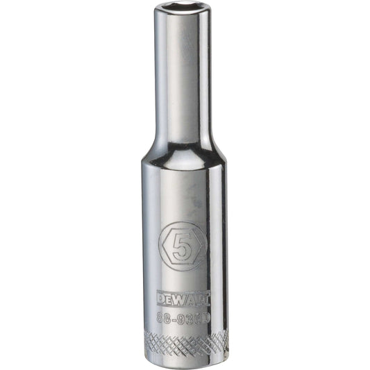 DeWalt DWMT88936OSP Mechanics 6 Point 1/4" Drive Deep Socket 5 MM
