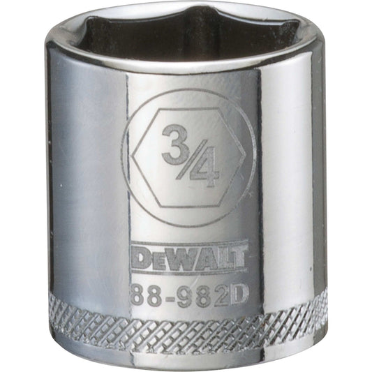 DeWalt DWMT88982OSP Mechanics 6 Point 3/8" Drive Socket 3/4"