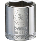 DeWalt DWMT88982OSP Mechanics 6 Point 3/8" Drive Socket 3/4"