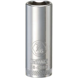 DeWalt DWMT88986OSP Mechanics 6 Point 3/8" Drive Deep Socket 7/16"