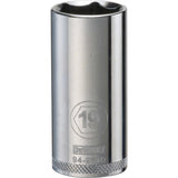 DeWalt DWMT94961OSP Mechanics 6 Point 3/8" Drive Deep Socket 19 MM