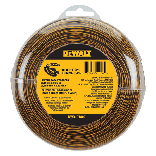 DEWALT DWO1DT802 0.080 in x 225 ft Trimmer Line