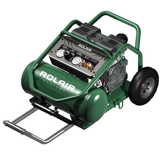 ROLAIR FCOL22LS6 5.5 Gal 2HP 5 CFM 2-Stage 175 PSI Electric Wheeled Compressor