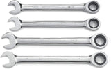 GEARWRENCH 9309C Jumbo Combination Wrench Set, 4 Pieces, Polished Chrome