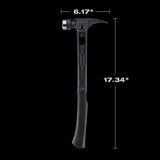 Stiletto TIB15MC-CBL TIBONE 15oz Limited Edition Black Titanium Framing Hammer with Black Handle