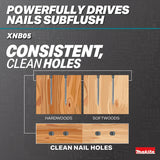 Makita XNB05Z 18V LXT Brushless Cordless 2-1/2" 16 Gauge Straight Finish Nailer, Tool Only