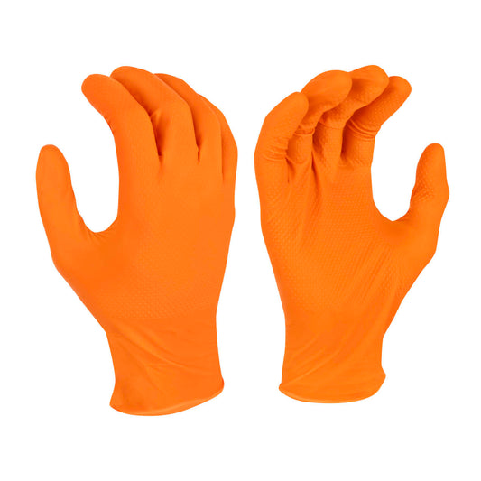 Radians RWG9608 8 Mil Nitrile Diamond Grip Disposable Industrial Grade Glove 100 PER BOX
