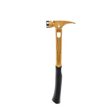 Stiletto TIB15MC-CG TIBONE 15oz Limited Edition Gold Titanium Framing Hammer with Black Handle