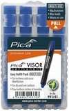 Pica 991/41 VISOR Luminescent Permanent Marker Refill, Blue (4-Pack)