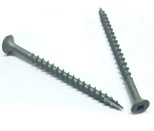 INTERCORP XQ822W #8 X 2-1/2" WAR Coat Deck Screws Square Drive 1,500 PCS TOTAL