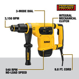 DeWalt D25481K 10.5 Amp 1-9/16 in. Corded SDS-MAX Combination Concrete/Masonry Rotary Hammer with SHOCKS and Case