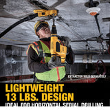 DeWalt D25481K 10.5 Amp 1-9/16 in. Corded SDS-MAX Combination Concrete/Masonry Rotary Hammer with SHOCKS and Case