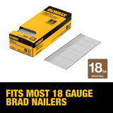 DeWalt DBN18200-2 18GA 2 IN BRAD NAIL (qty 2500)