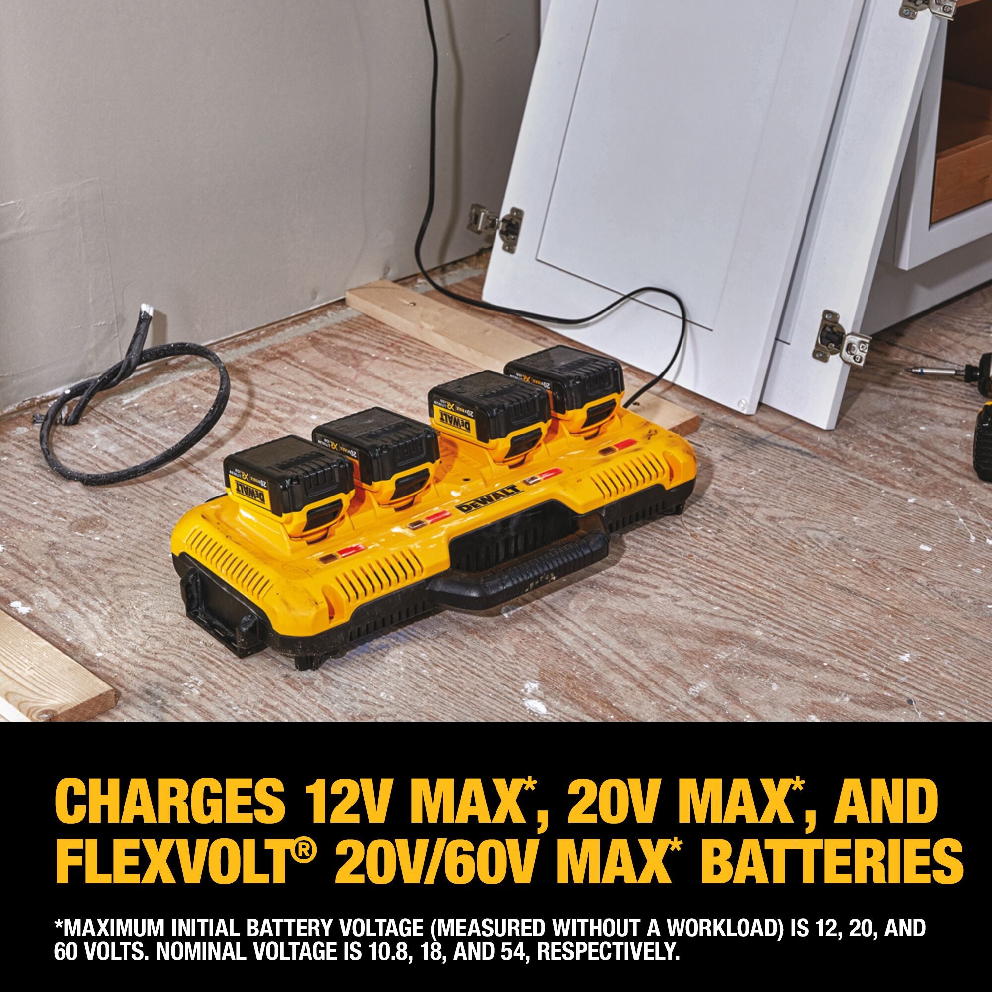 Dewalt 4-port Charger With Batteries Buy Port DCB104 Battery
