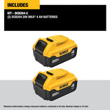 DeWalt DCB204-2 20V MAX Premium XR Lithium Ion 2-Pack