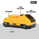 DeWalt DCB230 20V Max Lithium-Ion Battery 3.0AH