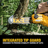 DEWALT DCCS623B 20V MAX* 8 in. Brushless Cordless Pruning Chainsaw (Tool Only)