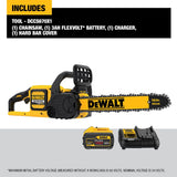 DeWalt DCCS670X1 FLEXVOLT 60V MAX Chainsaw Kit, 3-Ah Battery, 16-Inch