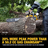 DeWalt DCCS677Y1 60V MAX* Brushless Cordless 20 in. 4.0Ah Chainsaw Kit
